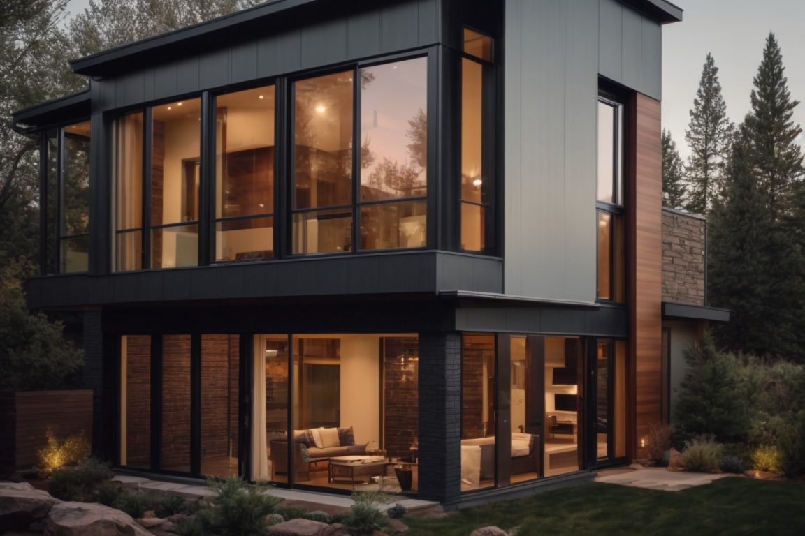 Denver home with energy-efficient window films installed