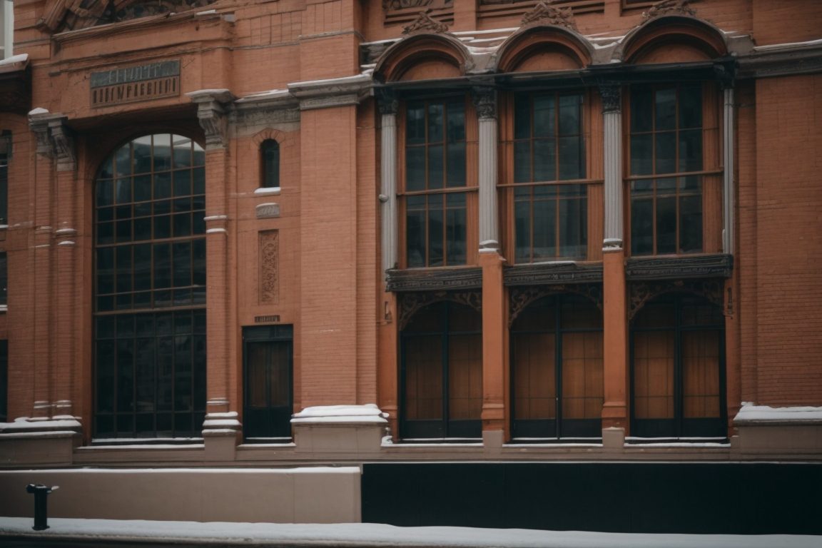 Historic Denver buildings with decorative window films enhancing charm and efficiency