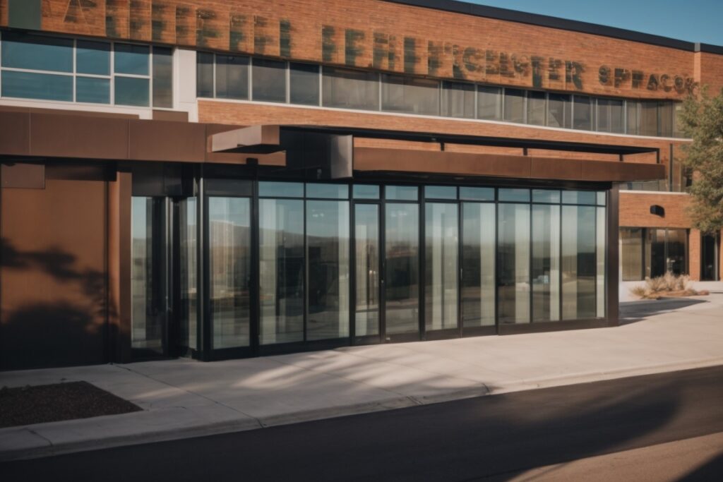 Denver business interior featuring UV protective decorative window films